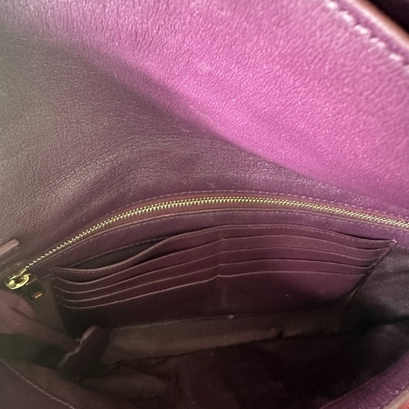 Authentic Marc Jacobs purple and gray handbag with gold hardware - Picture 14 of 15